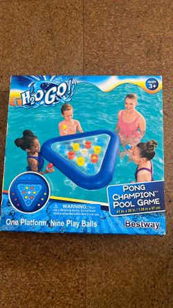 H2O Go! Pong Champion Pool Game 41 in. x 38 in. Bestway