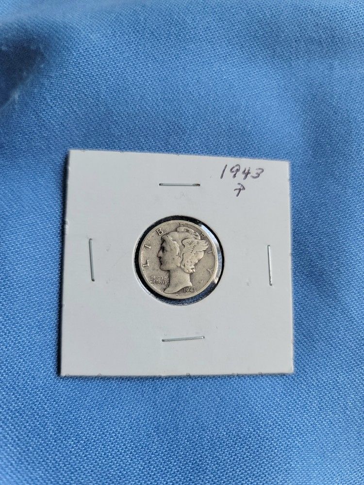 U.S. 1943 P Mercury Dime, Silver