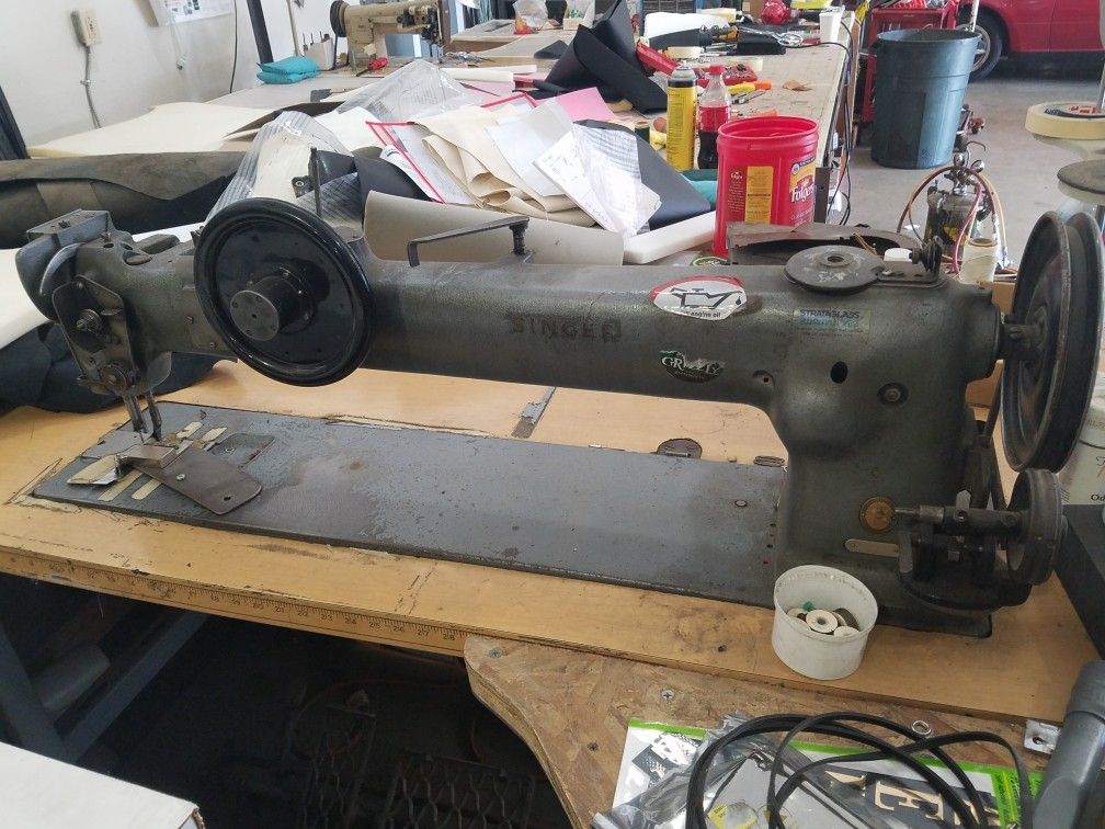 Singer 144 30" long arm industrial sewing machine