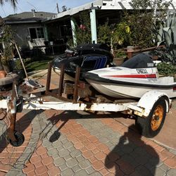 Jet Ski Hulls And Trailer 