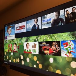 Samsung 65" 4K Smart TV WITH  Wall Mount