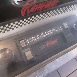 Rampage Am/Fm Car Stereo Cassette Player 