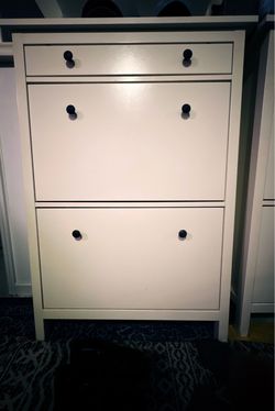 IKEA Hemnes Shoe Cabinet White X 2