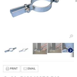 Caddy 5100600EG 510 Caddy EZ Riser, Steel, EG, 6" Pipe, 6.625" OD