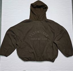 Sudadera Polar Fear Of God Essentials Fleece Brown XL
