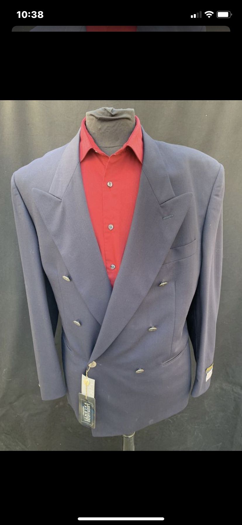 LEO NARDO VALENTI SPORT JACKET. Made in Italy