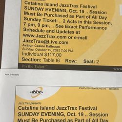 2025 Catalina Island Jazz Festival Tickets 