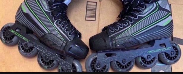 Tour Code 9 Eviction XT Tricoil System Inline Skates Hockey Roller Blades Size 7