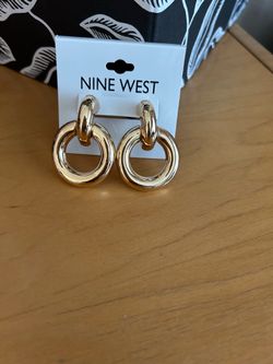 Nine West Gold Tone Earrings
