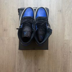 Nike Air Jordan 1 Mid Black Royal Blue US 9