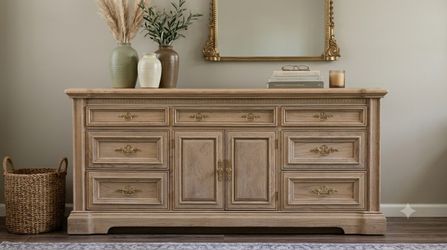 9 drawer solid wood dresser