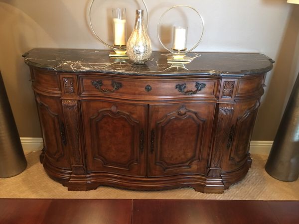 Drexel Heritage Marble Top Buffet For Sale In Rancho Cucamonga Ca