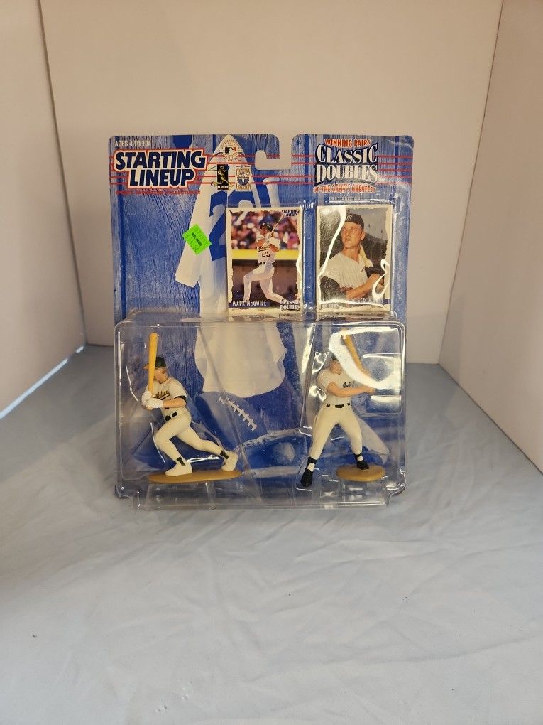 1997 STARTING LINEUP KENNER CLASSIC DOUBLES MARK MCGWIRE ROGER MARIS NIP