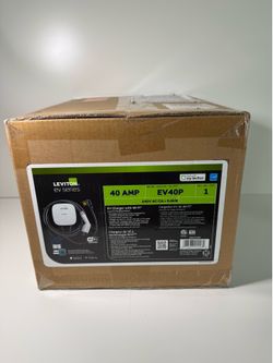 Leviton EV40P 40 AMP Level 2 EV Charger with Wi-Fi NEMA 14-50P