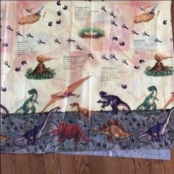 Dinosaur Plastic Table Cloth 54x108