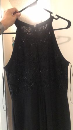 Black cocktail dress