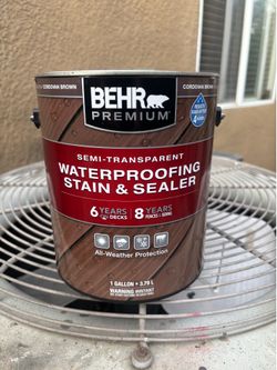 Waterproof stain and sealer