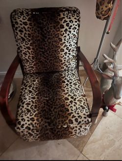 Leopard chair cheetah