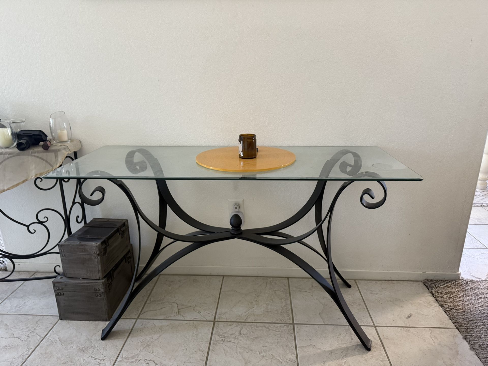 Entry Way Table And 2 End Tables