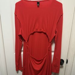 Long Stretchy Red Dress
