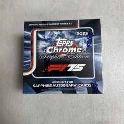 2025 Topps Chrome F1 Sapphire Edition Hobby Box