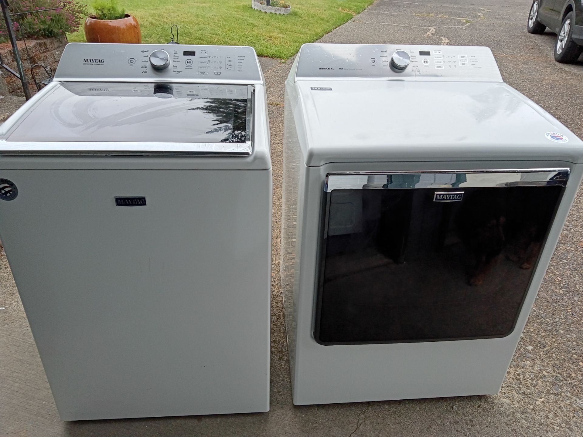 Washer and dryer