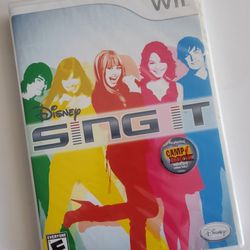 Wii Disney Sing It Nintendo Kids Family Video Game Camp Rock Music Singing NEW SEALED