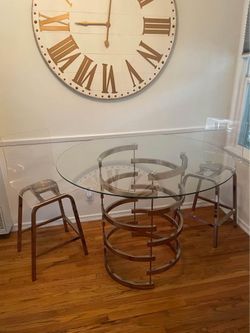 Dining room, counter height table with chairs