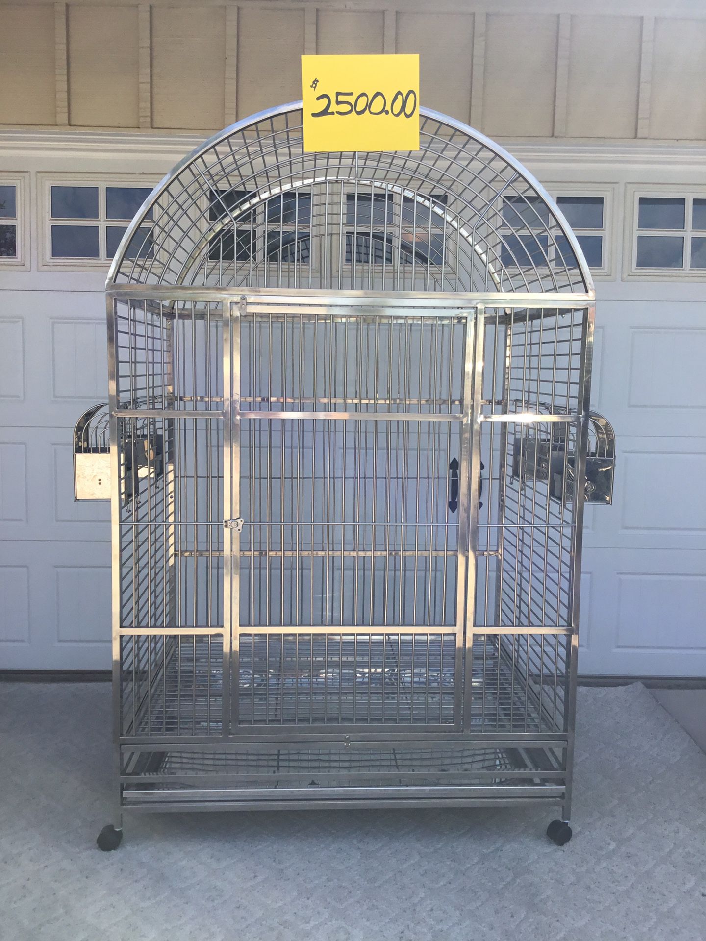 XXX Large Stainless Steel Macaw / Parrot Cage 
