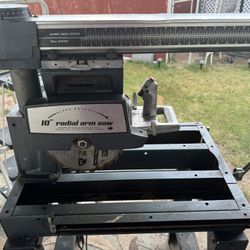 Montgomery Ward Powr Kraft 10” Radial Arm Saw 