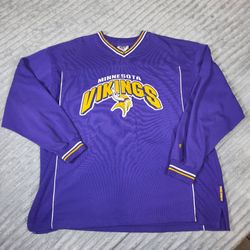 VTG NFL Lee Sport Minnesota Vikings Purple Sweatshirt Crewneck XLarge