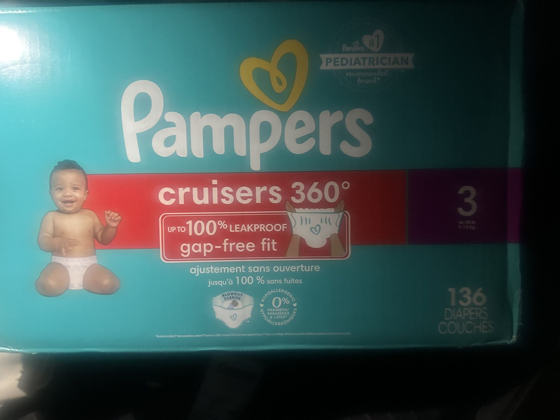 Pampers Cruisers Size 3 136 CT