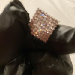 White Gold And Diamond Earring 