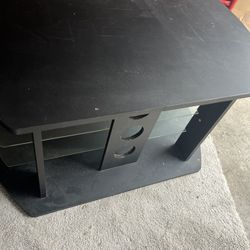 TV STAND WOODEN AND GLASS