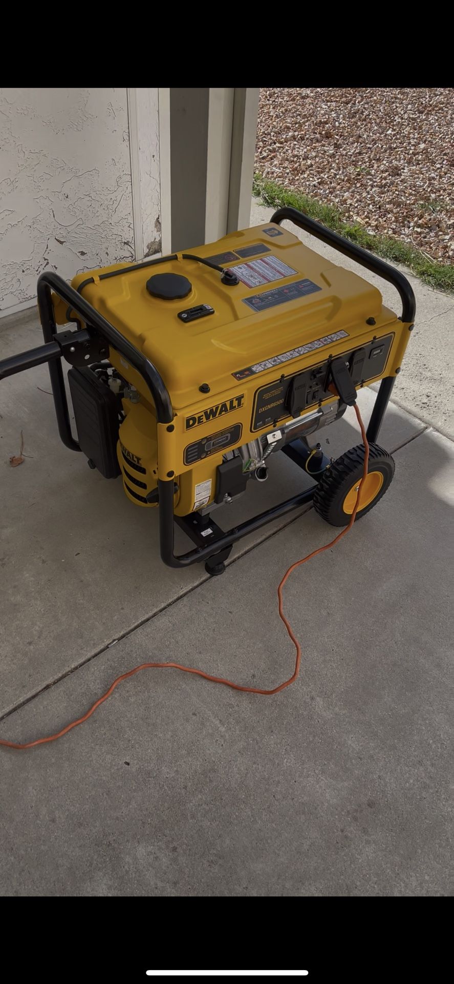 Dewalt 8125 6500 Gas Generator