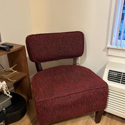 Vintage Red Armchair 