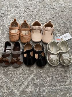 Baby girl bundle shoes 5 pairs size 4