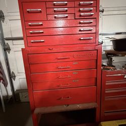 Vintage Cornwell Tool Box/Rolling Tool Chest