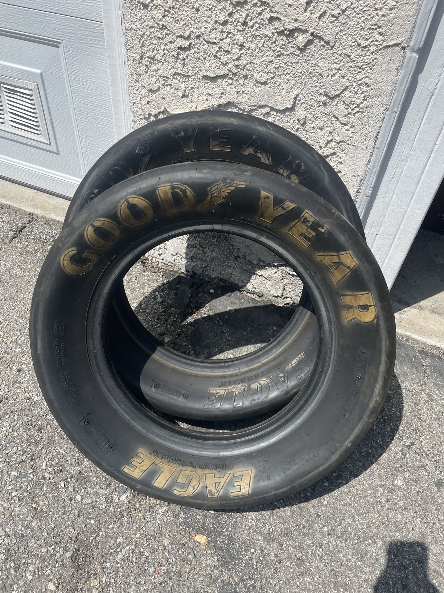 Vintage Goodyear Eagle Frontrunner Drag Tires