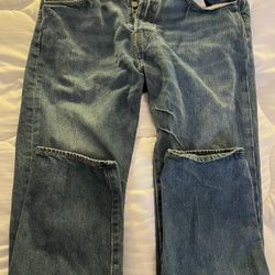 Levi Mens 501 CT (Custom Tapered) Fit Button Fly Jeans Sz 33x30