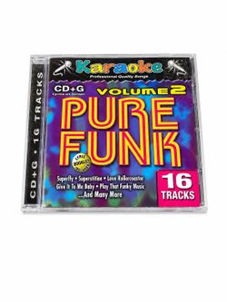 Karaoke Bay – Pure Funk Volume 2 CD+G | 16 Tracks | Karaoke Disc with Lyrics | CD+G