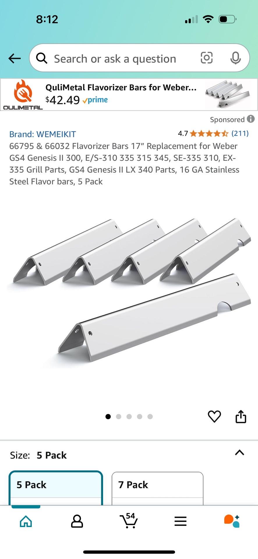 Replacement Bars