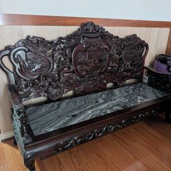 Asian Antique Redwood  Furniture For Sale