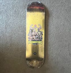 Primitive x WWE Wrestlemania Hulk Hogan Skateboard Deck 8.38