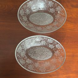 Princess House ‘Fantasia’ Serving Bowls