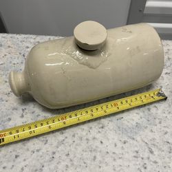 Antique Stoneware Hot Water Bottle