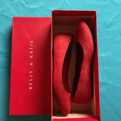 Kelly & Katie Pirassa Ballet Flat (red)