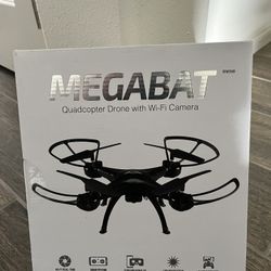 Megabat Quadcopterdrone With WiFi Camera