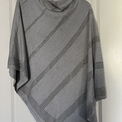Poncho With Silver studs -  Liquid By Sioni 