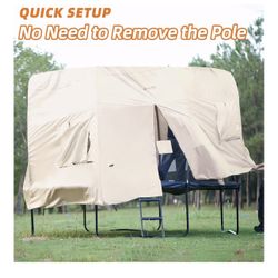 14 Ft. Trampoline Shade Cover With LED Light